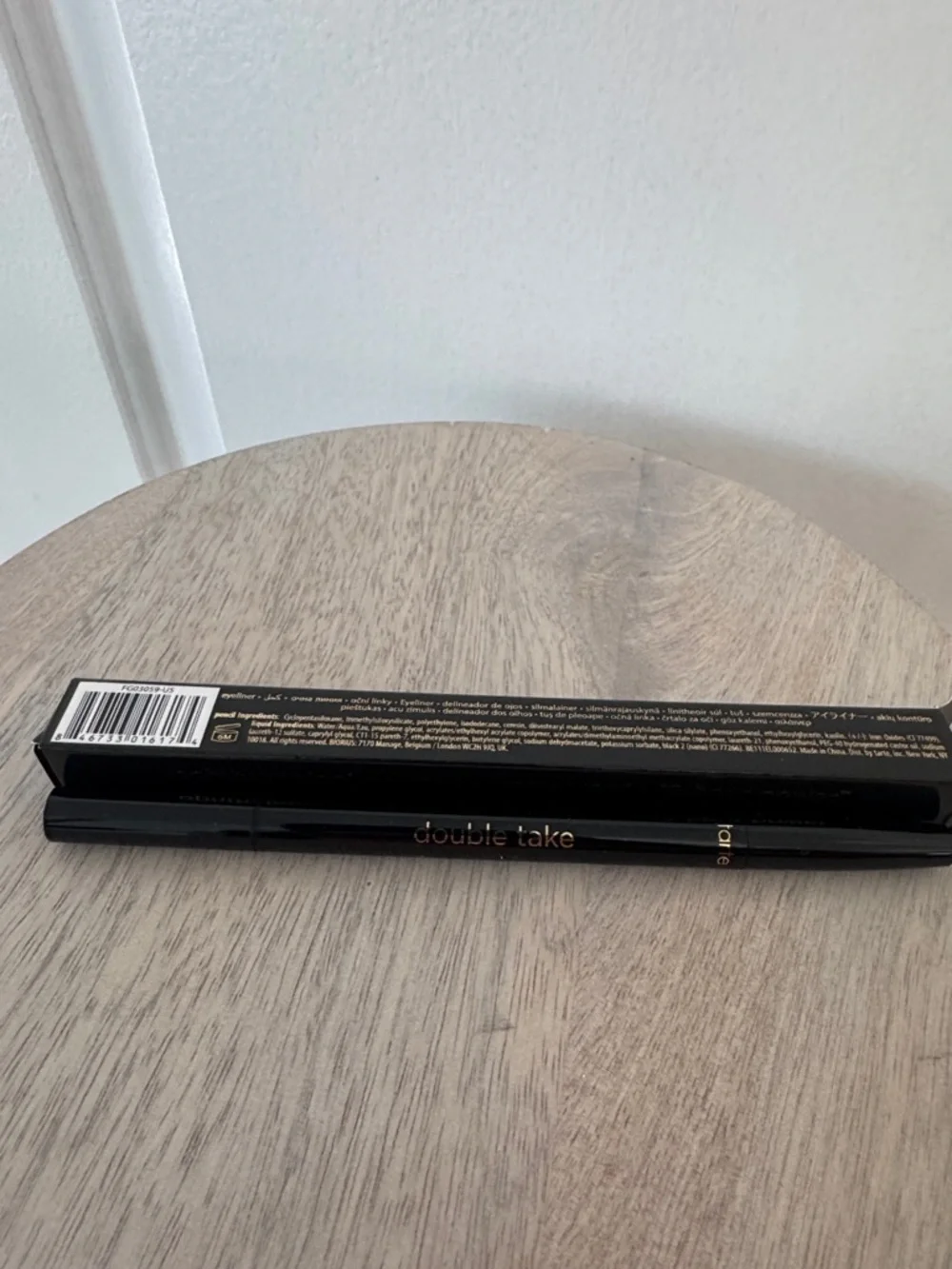 tarte Double Take Dual-Ended Black Liquid & Gel Pencil Crayon Eyeliner.